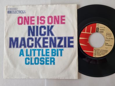 Nick MacKenzie - One Is One 7'' Vinyl Germany