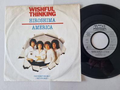 Wishful Thinking - Hiroshima/ America 7'' Vinyl Germany PROMO