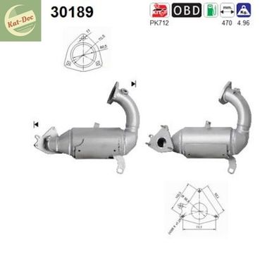 Katalysator für Renault Espace/Grand Scenic/Laguna/Megane/Scenic/Vel Satis, uro4