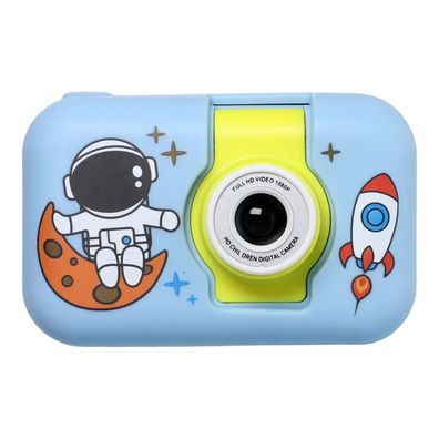 Digitale Kinderkamera mit Astronauten Muster - KDC-0025 blau