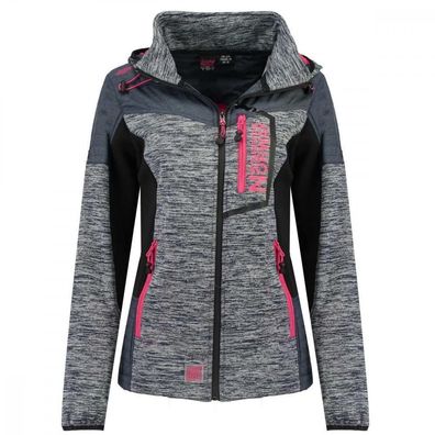 Geographical Norway Damen Sofshelljacke Fleece - Wasserabweisend & Winddicht |