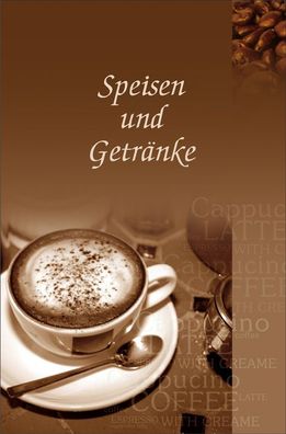 Adina Speisekarte Menümappe A5 Capuccino