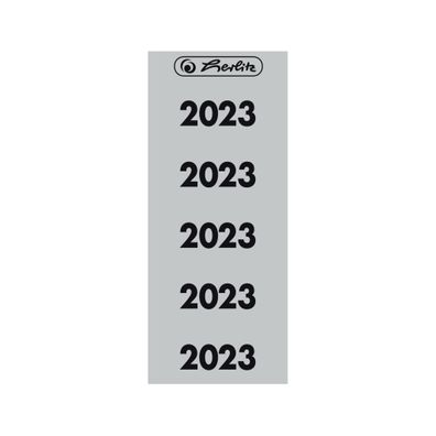 Herlitz Jahreszahlen 2023 gr selbstklebend 50er Pk