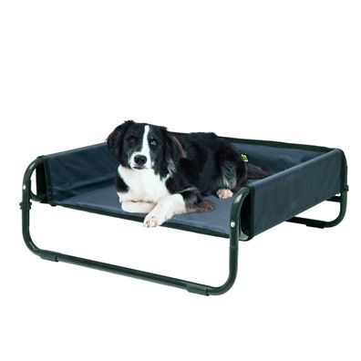 Maelson Softbett, faltbares Hundebett - anthrazit