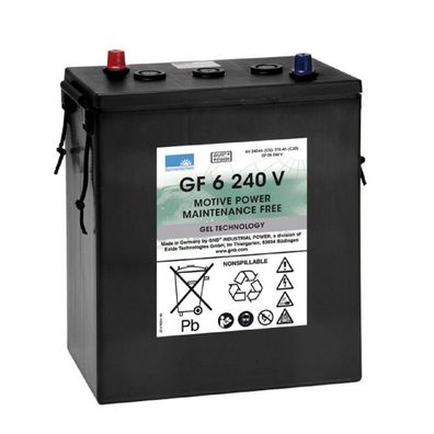Exide Sonnenschein GF 06 240 V dryfit Blei Gel Antriebsbatterie 6V 240Ah (5h) VRLA