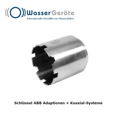 Wasserzähler Schlüssel für ABB Adaptionen und Koaxial Systeme, Adapter, Hebelschlü