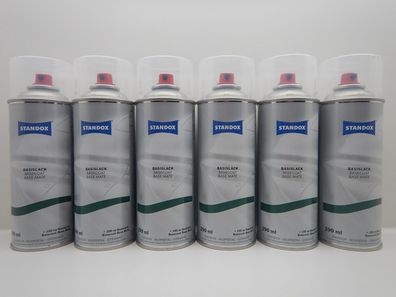 6x Standox Ginstergelb Gelb RAL 1032 LACK Lackspray SPRAY Spraydose 400ML