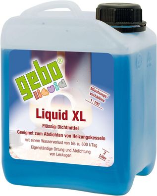 Gebo 75042 Liquid XL 2l Dichtmittel Flüssigdichtmittel Heizungsdichtmittel für