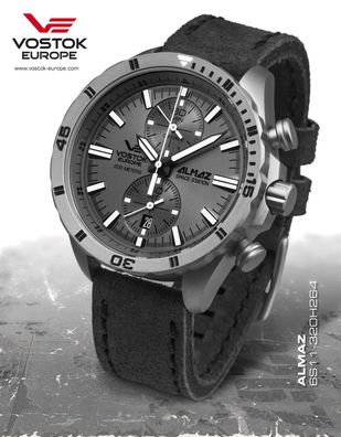 Vostok Europe Almaz Chronograph Titan 6S11-?320H264