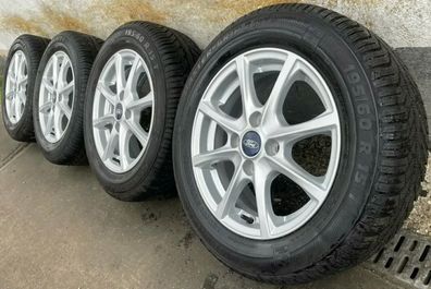 4x Original Ford Fiesta MK7 ab 2017 15 Zoll Winterräder H1BC-A1B DOT19 >8mm