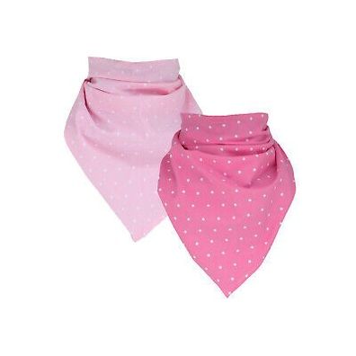 2er Set Halstuch Dreieckstuch Kopftuch Mädchen Kinder rosa/ pink Frühling Herbst