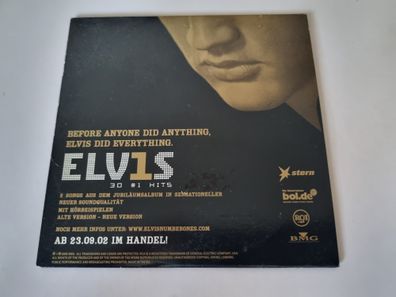 Elvis Presley - ELV1S - 30 #1 Hits CD Maxi Germany PROMO/ Burning love