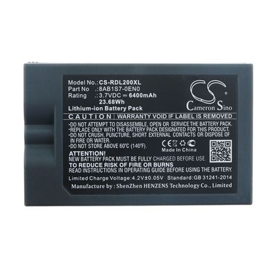 Ersatzakku - CS-RDL200XL - RING 8VR1S7 / 8AB1S7-0EN0 - 3,7 Volt 6400mAh Li-Ion