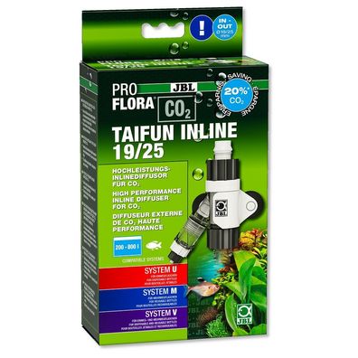 JBL Proflora CO2 Taifun Inline 19/25 Hochleistungs CO2-Diffusor