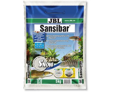 JBL Sansibar Aquarienbodengrund Snow 5 Kg