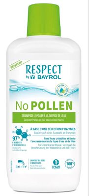 Respect by Bayrol No Pollen 1l zur Zersetzungen von Pollen die sich auf der Wasser