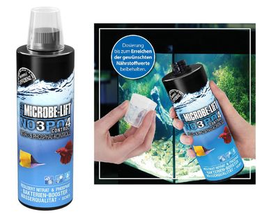 Microbe-Lift NOPO Control - Nitrat- & Phosphat-Kontrolle 473ml für Süß- und Meerwa