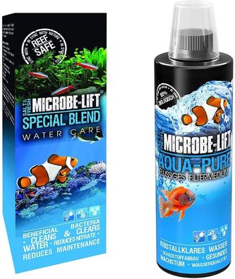 Set - Microbe Lift Wasserpflege Bakterien Special Blend 473 ml/ Aqua-Pure 473 ml