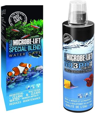 Set - Microbe Lift Wasserpflege Bakterien Special Blend 473 ml/ NOPO Control 473ml