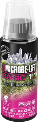 Microbe-Lift Basic 1.1 - Strontiumkomplex 120 ml erhöht das Wachstum von Korallen