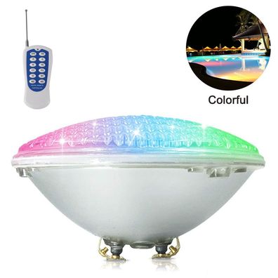 LED Poolbeleuchtung - Unterwasserscheinwerfer mit Fernbedienung, IP68 Wasserdicht