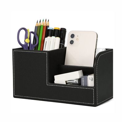 Pen Holder Desk - Office Pencil Holder Organiser Desktop Desk Accessories