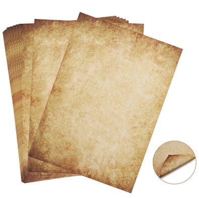 100 Blatt altes Papier Vintage Absofine Old Casanova Medieval Letter Paper DIN