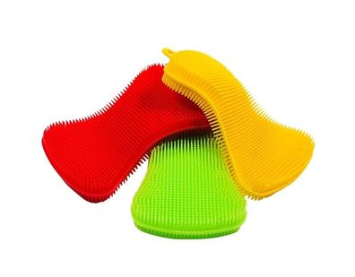 Multi-Purpose Silicone Kitchen Sponge | Food-Grade Antibacterial Dish Scrubber