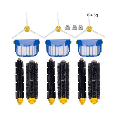 Geeignet fér das Filterbérsten-Ersatzzubehörset der Serien iRobot Roomba 5/6/700