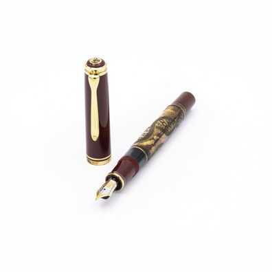 Pelikan M911 M800 Expo 2000 Humankind Limited Edition Füller 18K M NOS