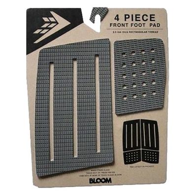 Firewire Surf Pad Front Foot 4 piece Traction Pad charcoal