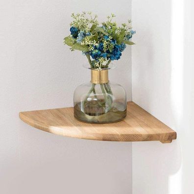 Love Oak Corner Shelf, 18 cm