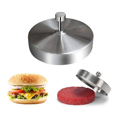 Edelstahl Burger Presse Hamburger Maker Non Stick Patty Form Ideal fér BBQ