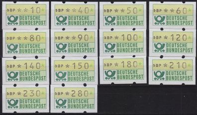Germany BUND [ATM] MiNr 1.1 VS ( * */mnh ) Satz der Versandstelle