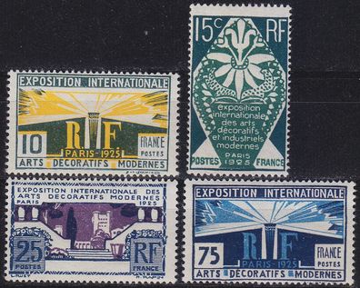 Frankreich FRANCE [1925] MiNr 0177-80 ( * /mh )