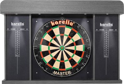 Dart-Cabinet Arena mit LED-Beleuchtung