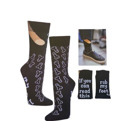 2 Paar lustige Socken "Freche Lümmel" Geschenk Socken mit Spruch witzig