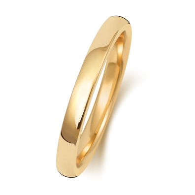 9 Karat (375) Gold 2mm Soft Court Form Herren/Damen - Trauring/Ehering/Hochzeitsring