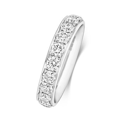 Platin 950 4,2mm Slight Court Form Damen - Diamant Trauring/Ehering/Hochzeitsring