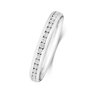 Platin 950 2,7mm Slight Court Form Damen - Diamant Trauring/Ehering/Hochzeitsring