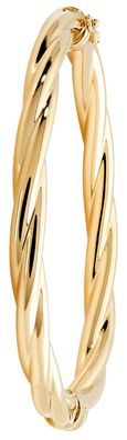 Edler 9 ct/Karat Gelb Gold Damen - Klappbar Armreif - 5.8cm, 8 Gramm