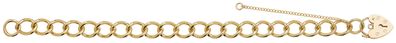 Modernes 9 ct/Karat Gelb Gold Damen - Armband - 19.1cm, 19 Gramm