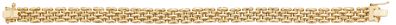 Klassisches 9 ct/Karat Gelb Gold Damen - Armband - 19.1cm, 14 Gramm