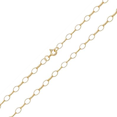 Klassisch 9 ct/Karat Gelb Gold 5mm Damen - Erbs Kette - 40.6, 45.7, 50.8, 55.9, 61cm