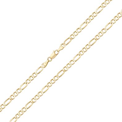 9 ct/Karat Gelb Gold 4mm Figaro Kette - 40.6, 45.7, 50.8, 55.9, 61, 66, 71.1, 76.2cm