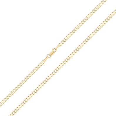 Wunderschön 9 ct/Karat Gelb Gold Damen - Panzer Kette - 40.6, 45.7, 50.8, 55.9, 61cm
