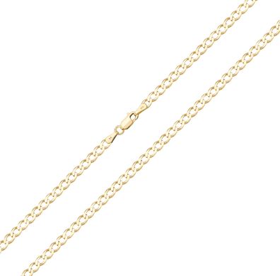 Stylisches 9 ct/Karat Gelb Gold Damen - Armband - 17.5cm