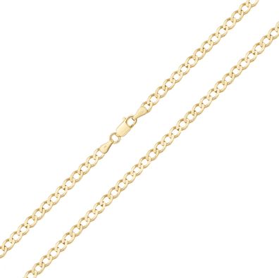 Modernes 9 Karat (375) Gold Damen - Armband - 18cm*4mm