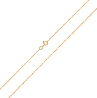 Schön 9 Karat (375) Gold Blume Damen - Doppelpanzer Kette