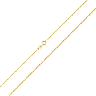Elegant 9 Karat (375) Gold Damen - Haferkorn Kette